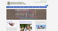 Desktop Screenshot of gsrecnepal.com