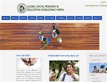 Tablet Screenshot of gsrecnepal.com